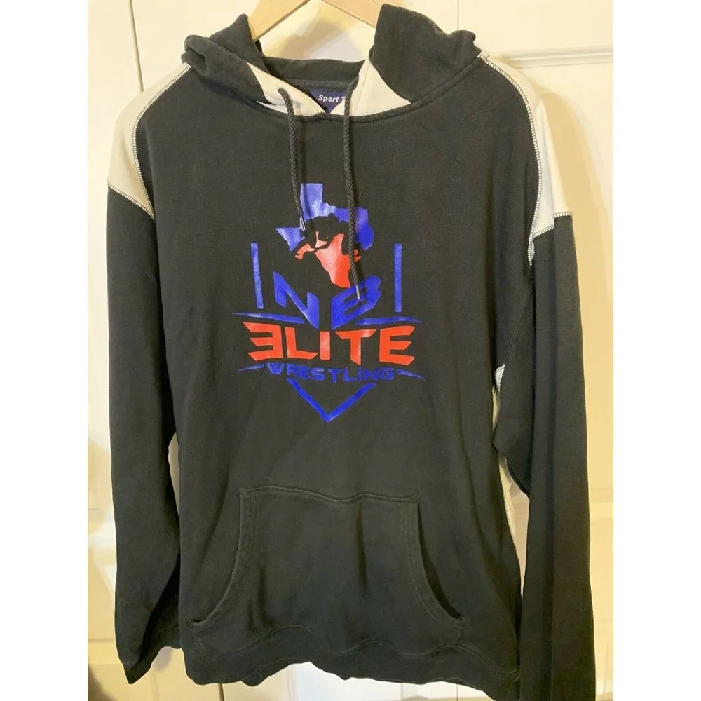Sport‎ Tek Lansing High wrestling long sleeve zippered pullover Sz small black